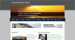 Desktop Screenshot of normannicholson.org